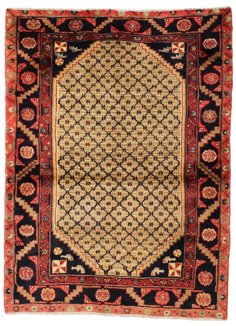 Perserteppich Hamadan 144 x 107 cm Wolle handgeknüpft