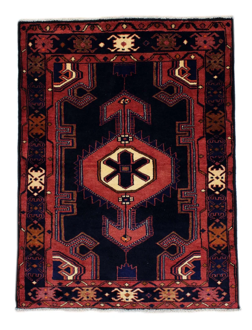 hamadan-teppich-146x112-cm-100000-knoten-handgeknupft-orientteppich Perserteppich Hamadan 146 x 112 cm Wolle handgeknüpft
