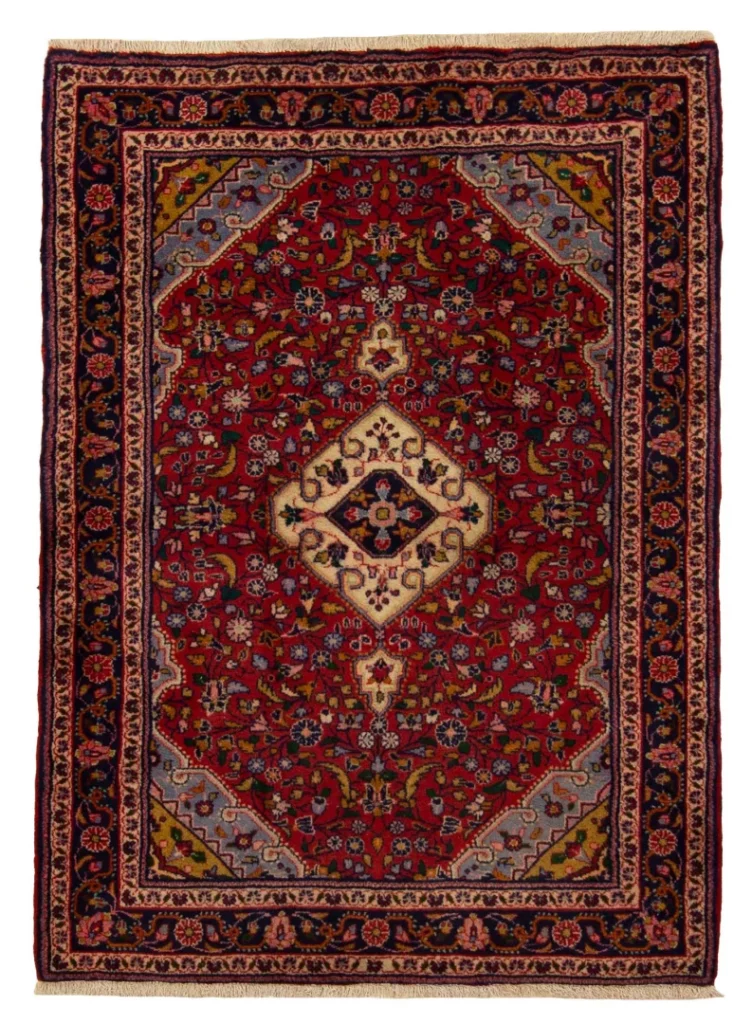 Perserteppich Hamadan 150 x 110 cm Wolle handgeknüpft
