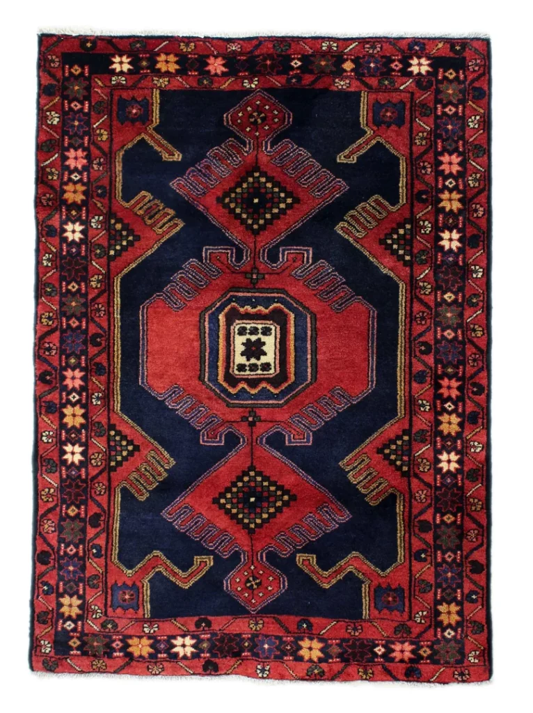 Perserteppich Hamadan 153 x 110 cm Wolle handgeknüpft