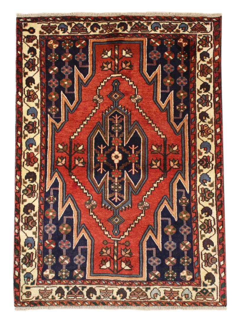 Perserteppich Hamadan 154 x 113 cm Wolle handgeknüpft