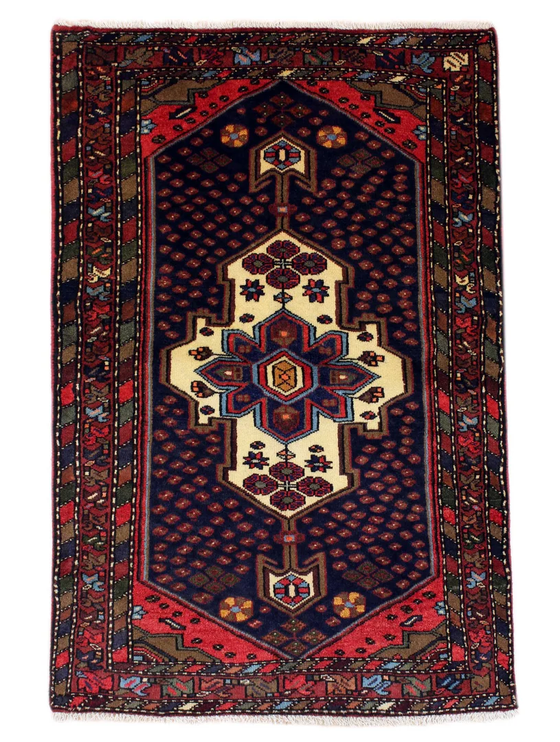 Perserteppich Hamadan 155 x 105 cm Wolle handgeknüpft