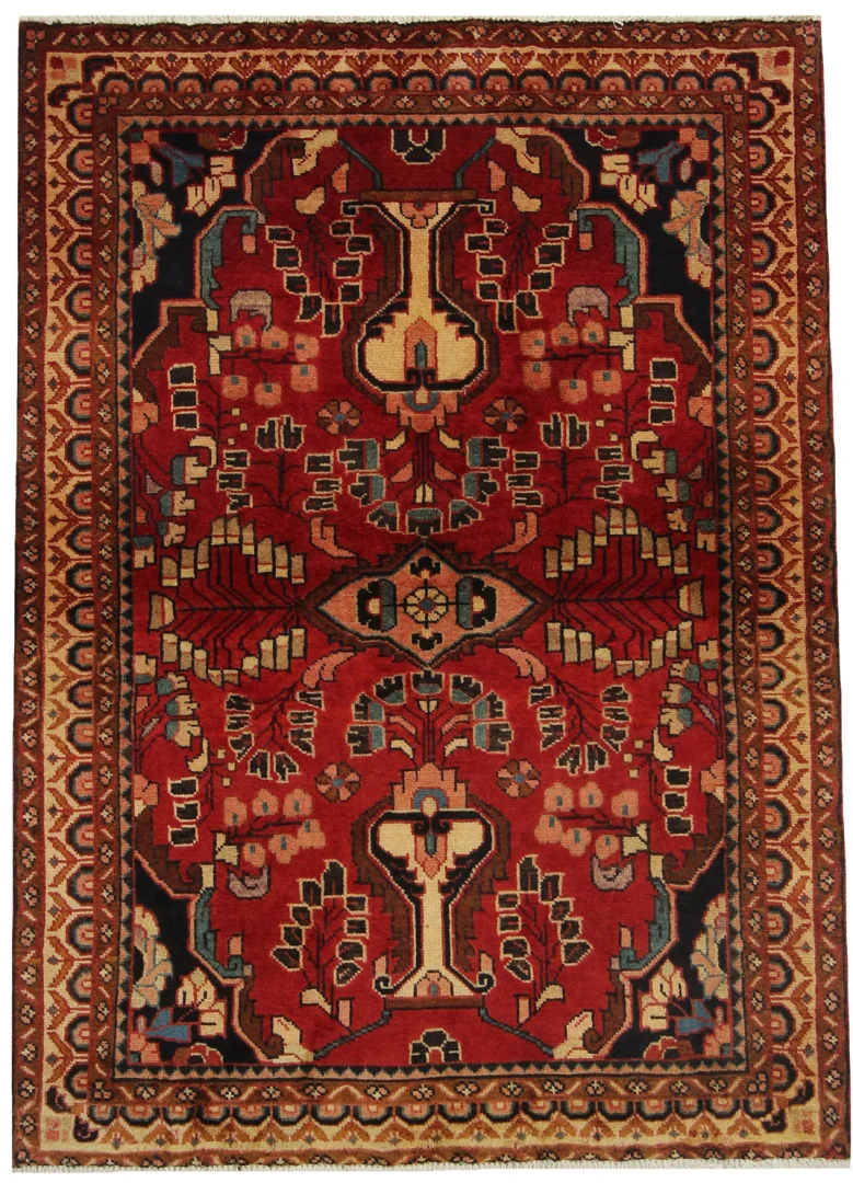 Perserteppich Hamadan 156 x 113 cm Wolle handgeknüpft