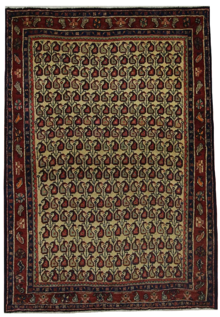 hamadan-teppich-156-x-110-cm-100000-knoten-handgeknupft-fur-teppiche Perserteppich Hamadan 156 x 110 cm Wolle handgeknüpft