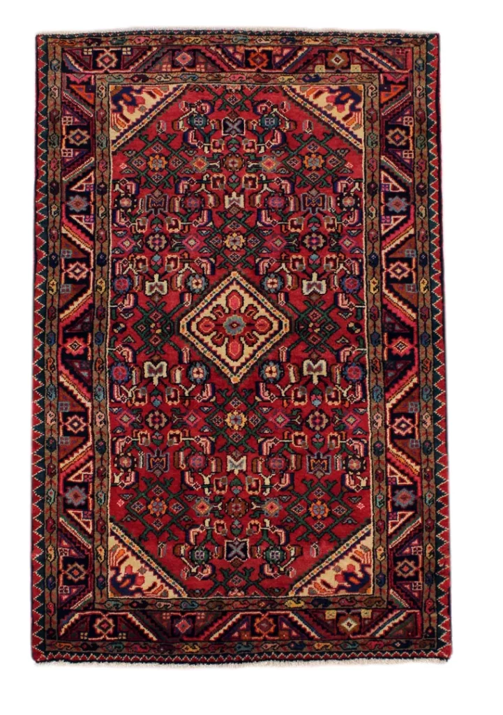Perserteppich Hamadan 160 x 100 cm Wolle handgeknüpft