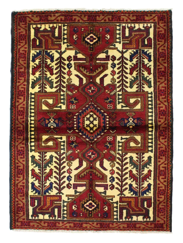 Perserteppich Hamadan 158 x 118 cm Wolle handgeknüpft