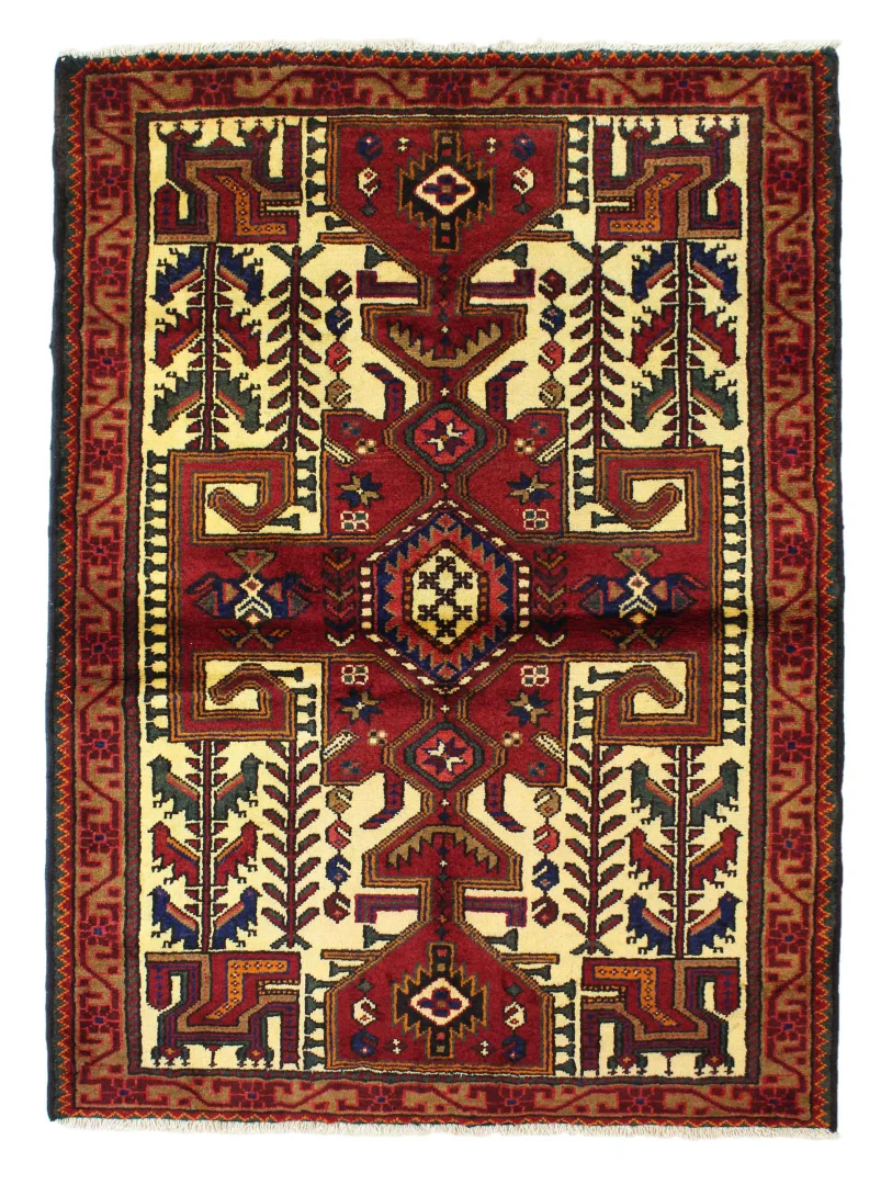 Perserteppich Hamadan 158 x 118 cm Wolle handgeknüpft