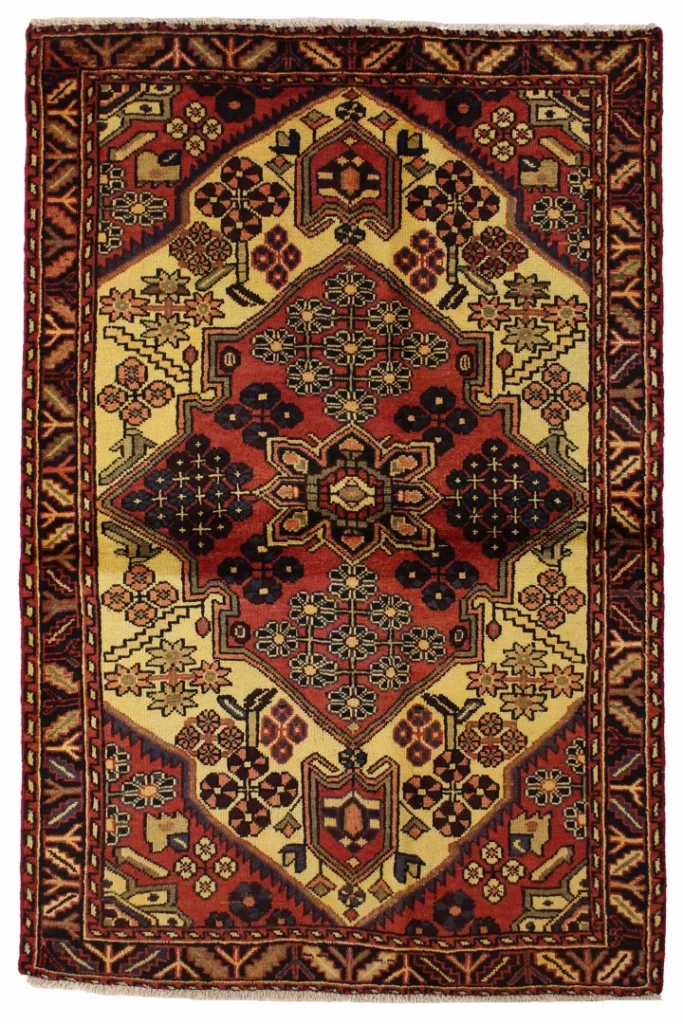 Perserteppich Hamadan 160 x 105 cm Wolle handgeknüpft