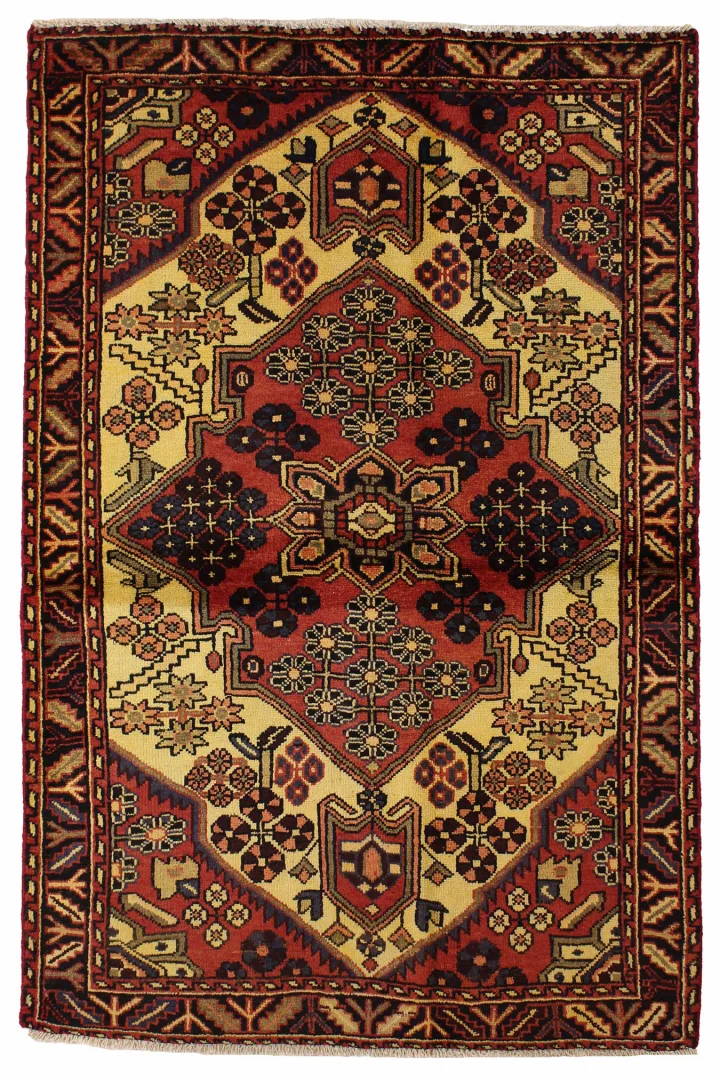 Perserteppich Hamadan 160 x 105 cm Wolle handgeknüpft