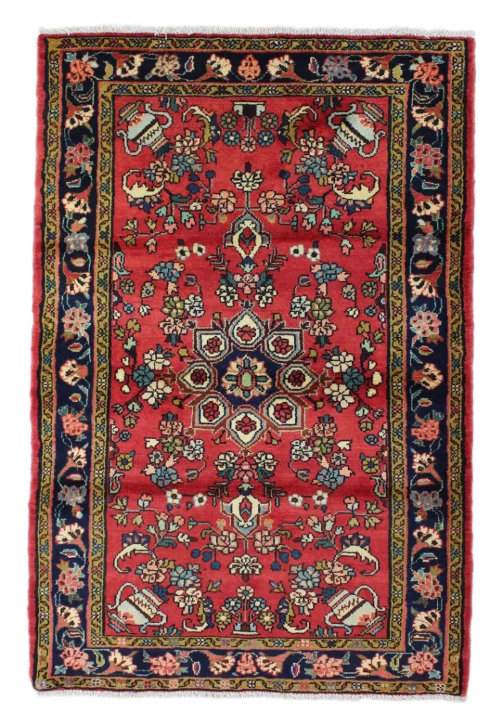 Perserteppich Hamadan 160 x 108 cm Wolle handgeknüpft