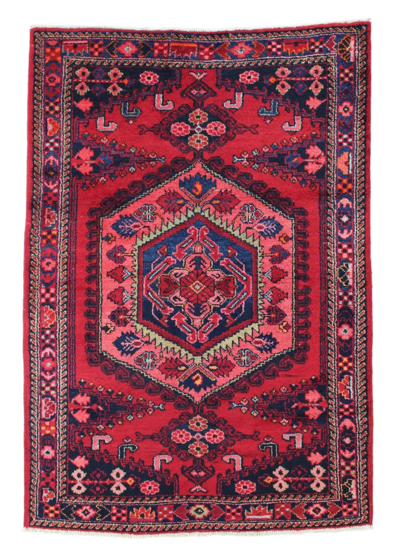 Perserteppich Hamadan 160 x 112 cm Wolle handgeknüpft