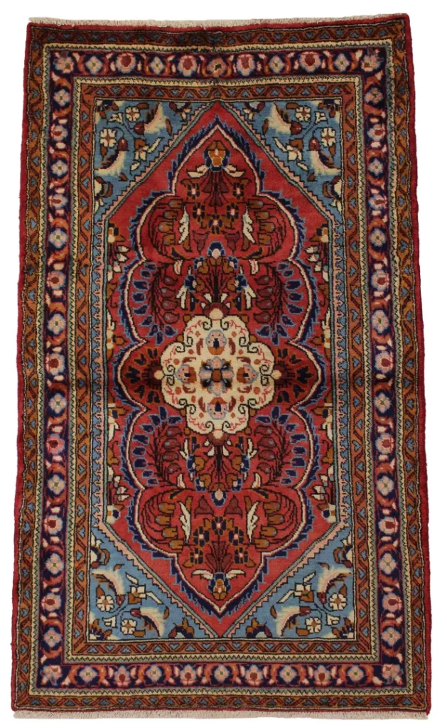 Perserteppich Hamadan 162 x 96 cm Wolle handgeknüpft