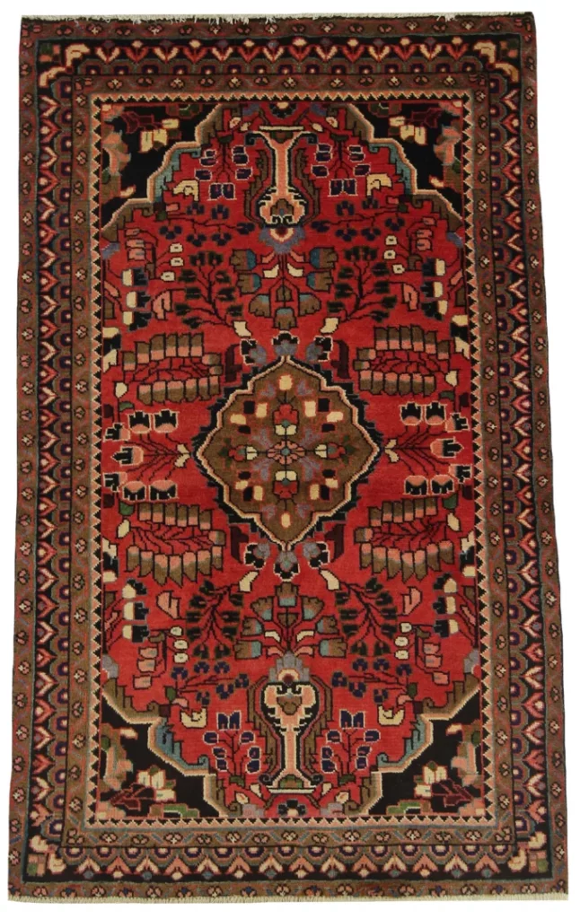 Perserteppich Hamadan 166 x 100 cm Wolle handgeknüpft