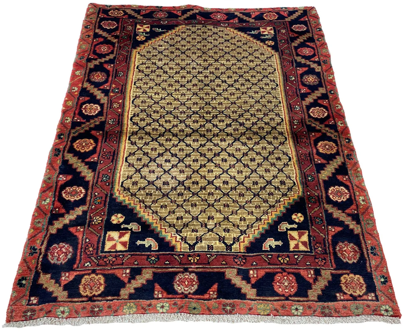 Perserteppich Hamadan 144 x 107 cm Wolle handgeknüpft