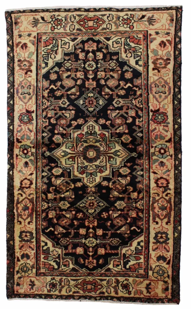 Orientteppich Hamadan 166 x 98 cm Wolle handgeknüpft