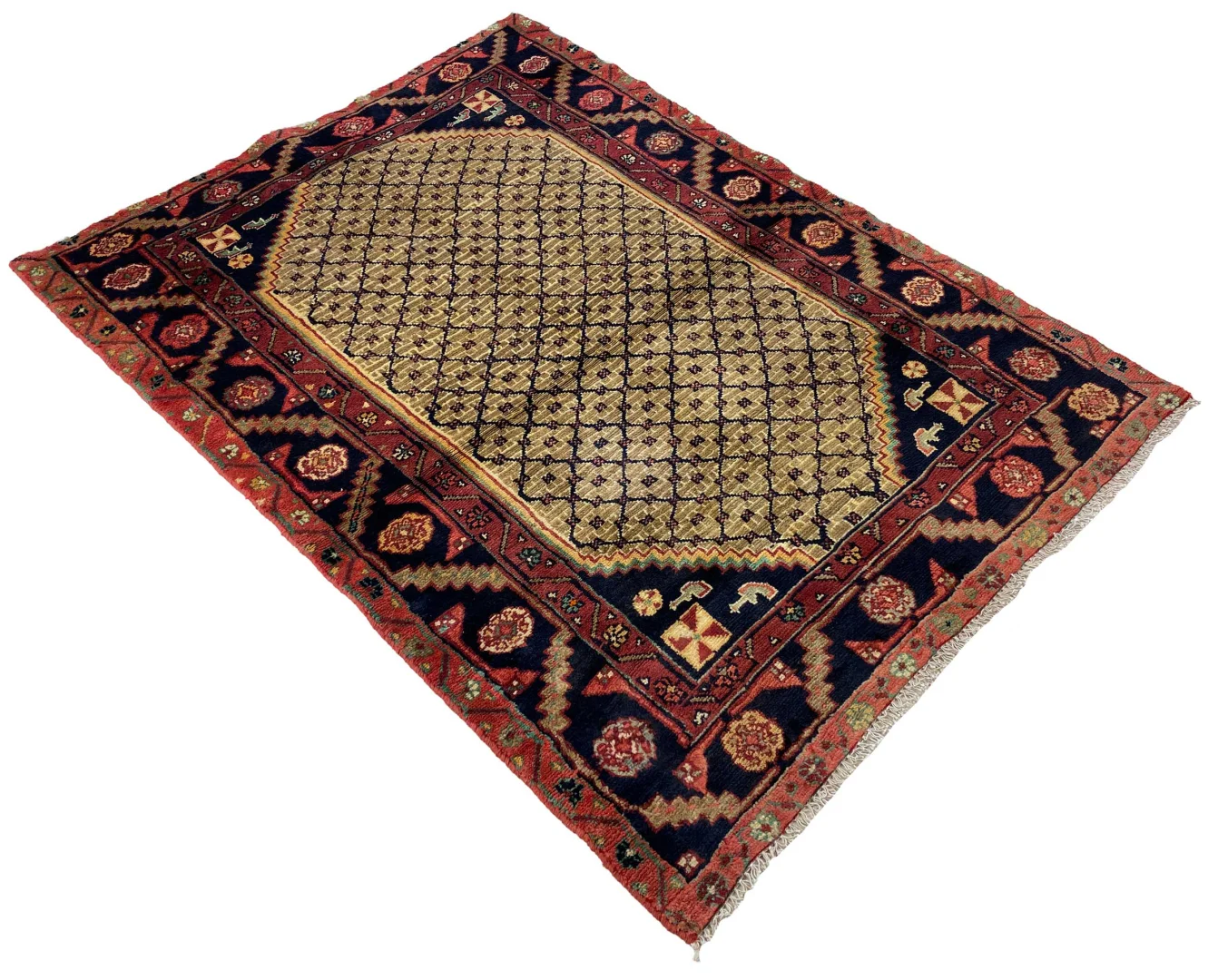 Perserteppich Hamadan 144 x 107 cm Wolle handgeknüpft
