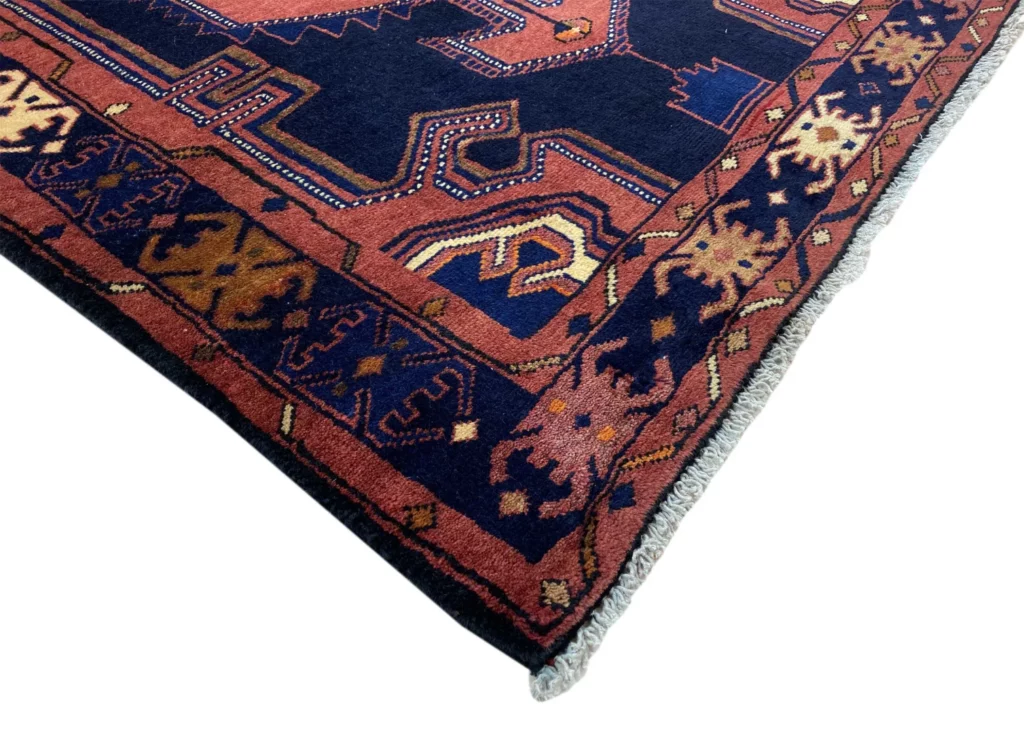 hamadan-teppich-146x112-cm-100000-knoten-handgeknupft-orientteppich-4 Perserteppich Hamadan 146 x 112 cm Wolle handgeknüpft