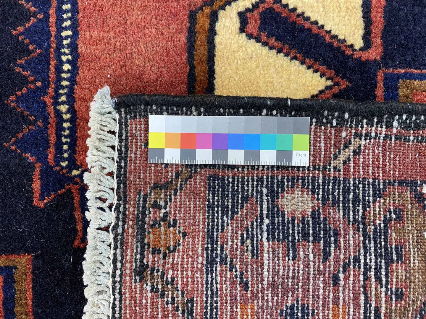 hamadan-teppich-146x112-cm-100000-knoten-handgeknupft-orientteppich-7 Perserteppich Hamadan 146 x 112 cm Wolle handgeknüpft