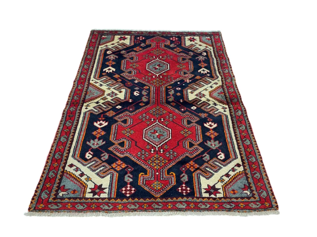 Perserteppich Hamadan 145 x 108 cm Wolle handgeknüpft