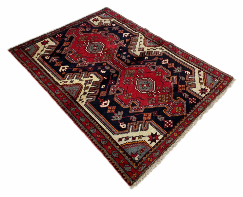 Perserteppich Hamadan 145 x 108 cm Wolle handgeknüpft