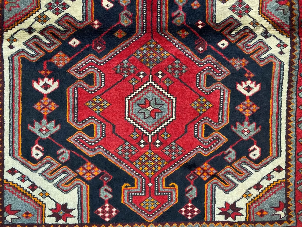 Perserteppich Hamadan 145 x 108 cm Wolle handgeknüpft