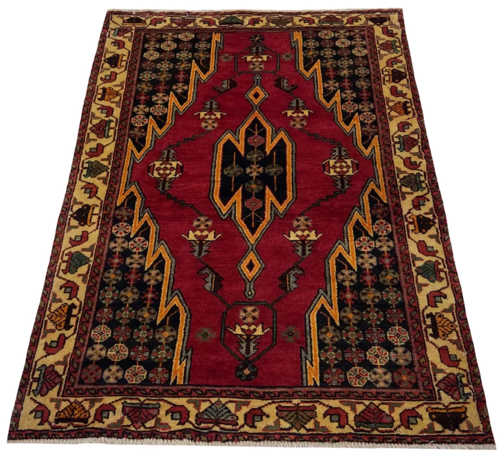 Perserteppich Hamadan 148 x 106 cm Wolle handgeknüpft