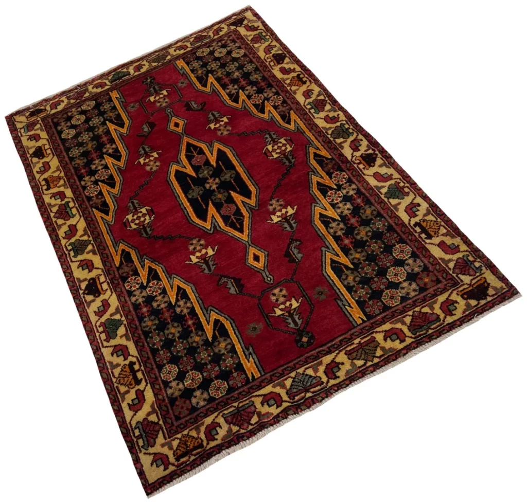 Perserteppich Hamadan 148 x 106 cm Wolle handgeknüpft