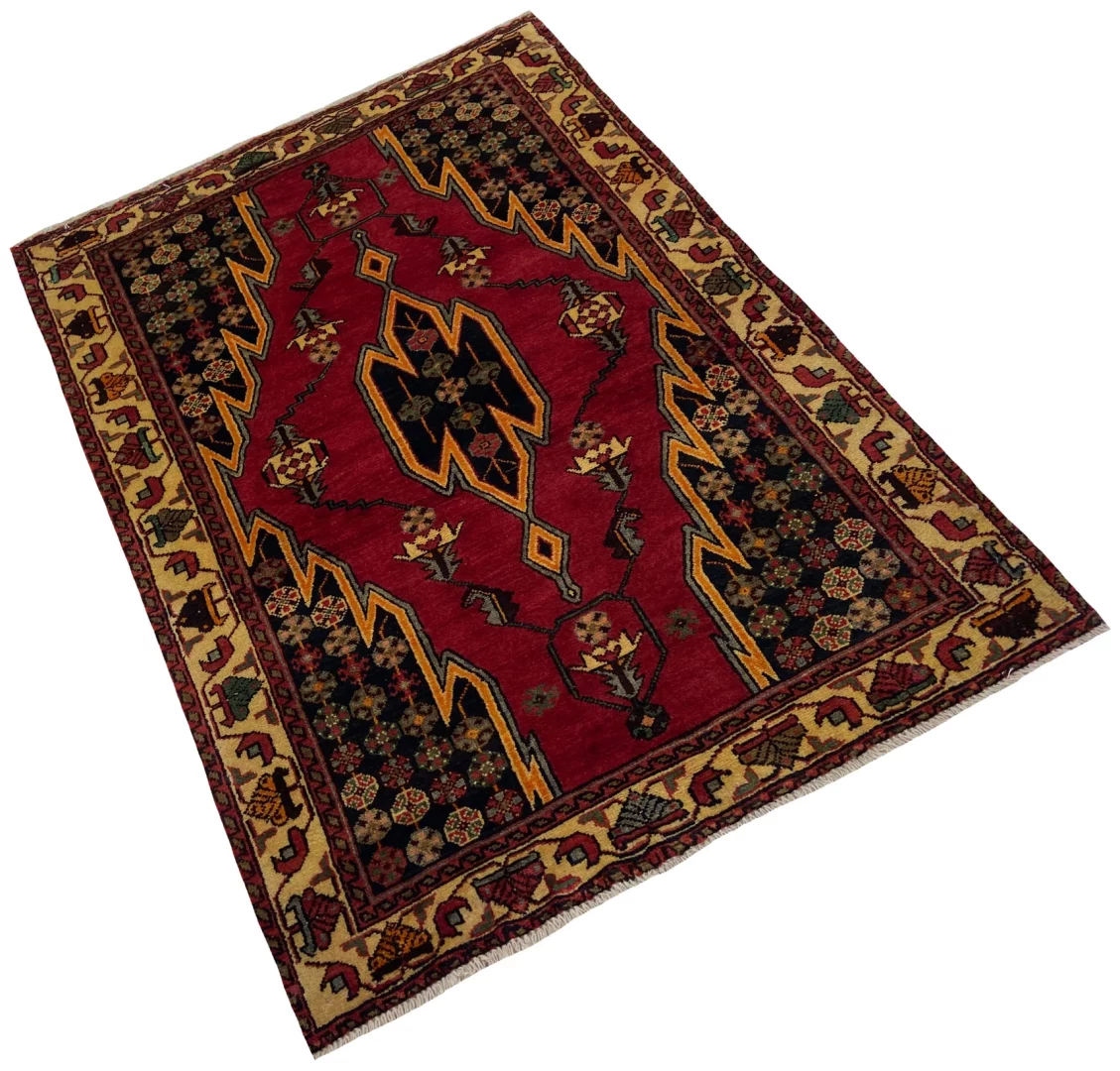 Perserteppich Hamadan 148 x 106 cm Wolle handgeknüpft