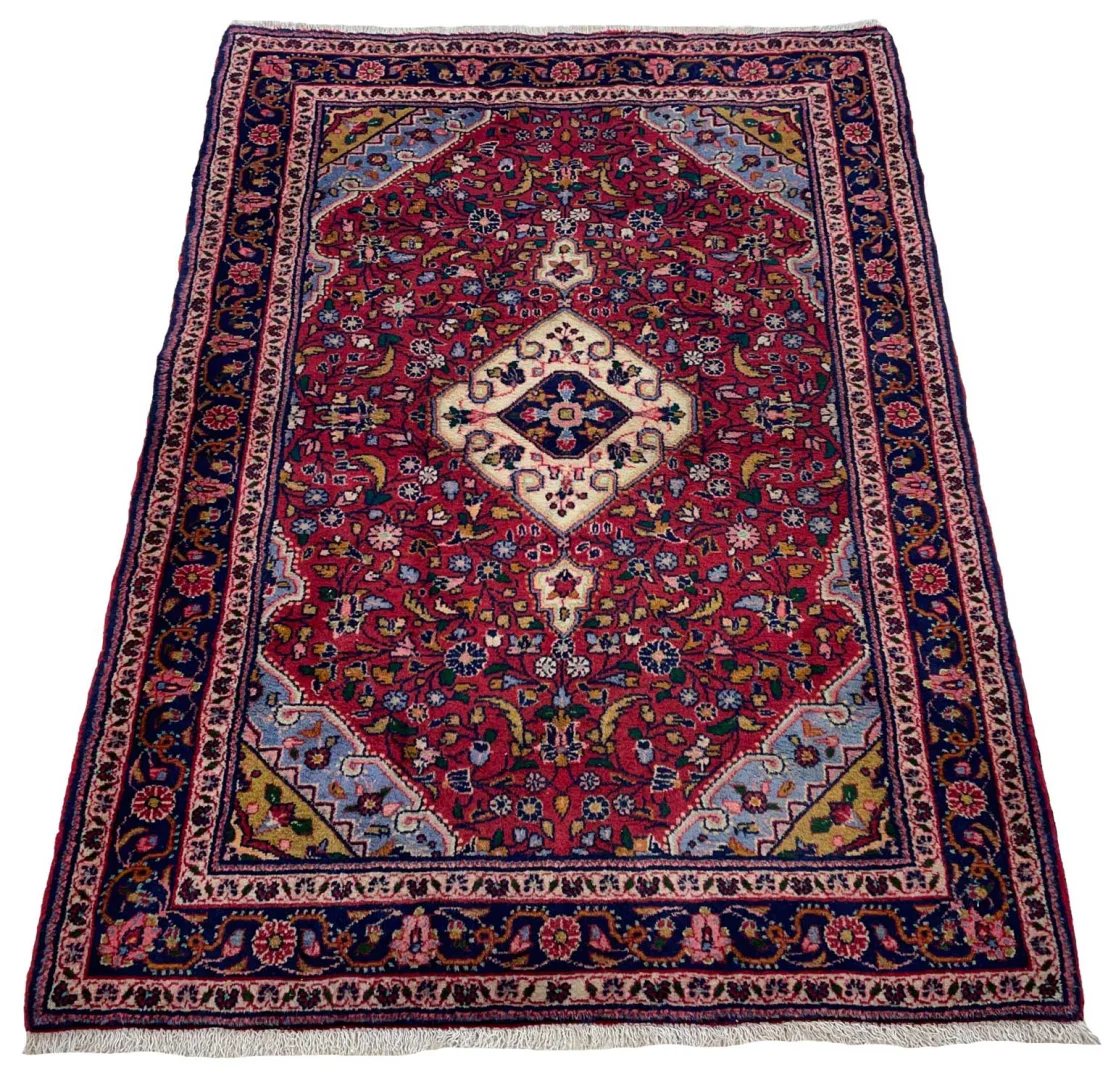 Perserteppich Hamadan 150 x 110 cm Wolle handgeknüpft