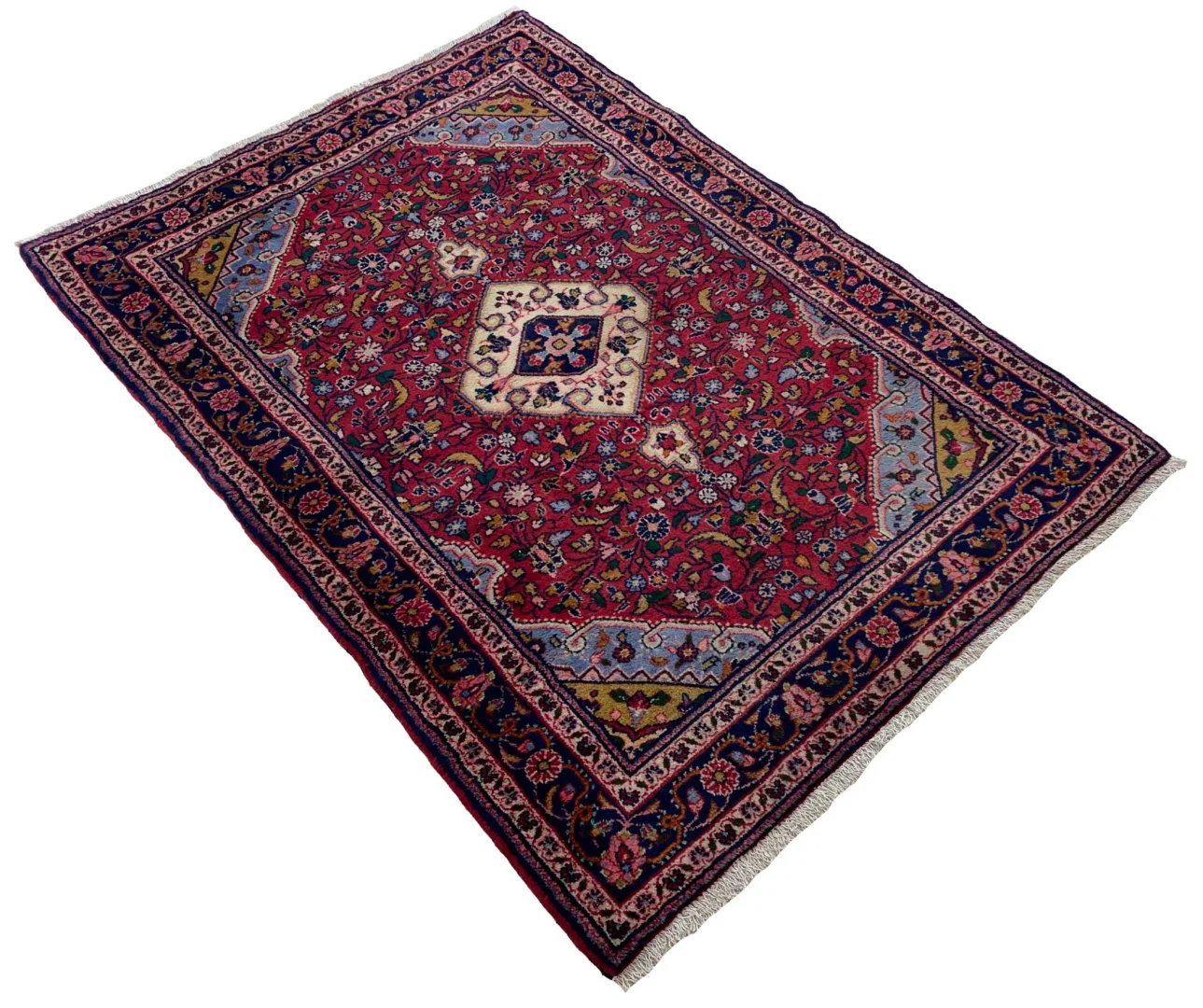 Perserteppich Hamadan 150 x 110 cm Wolle handgeknüpft
