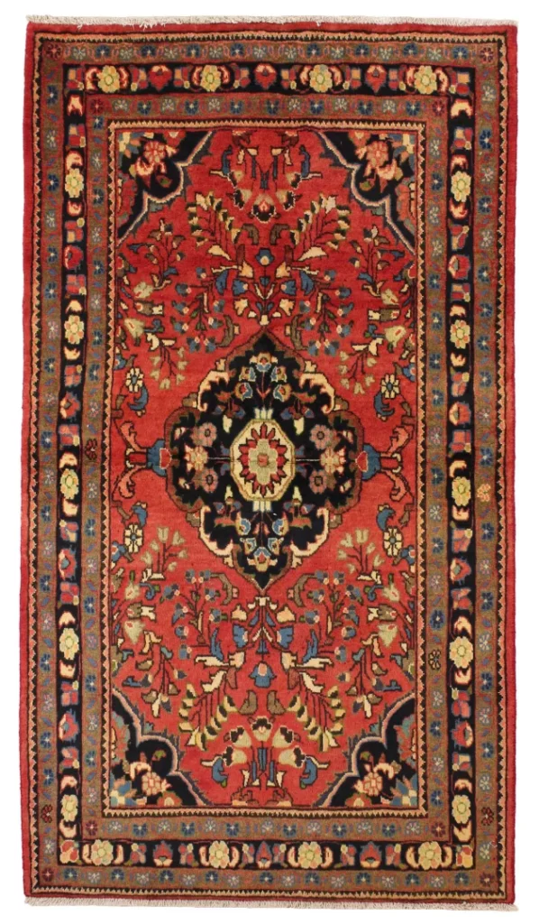Perserteppich Hamadan 180 x 100 cm Wolle handgeknüpft