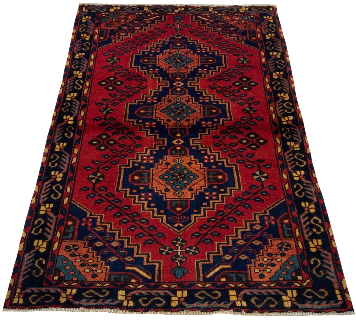 Perserteppich Hamadan 152 x 102 cm Wolle handgeknüpft