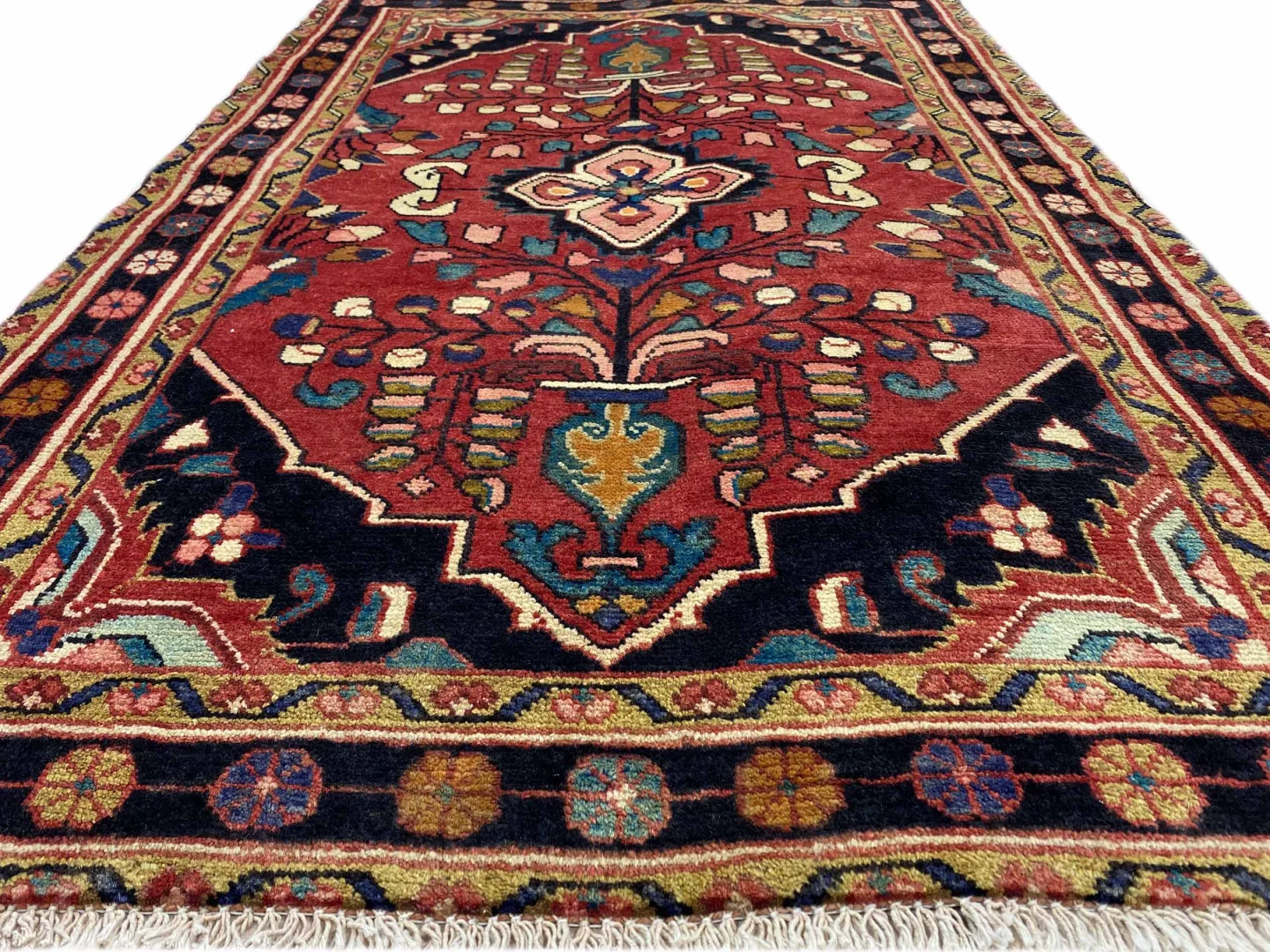 Perserteppich Hamadan 153 x 103 cm Wolle handgeknüpft