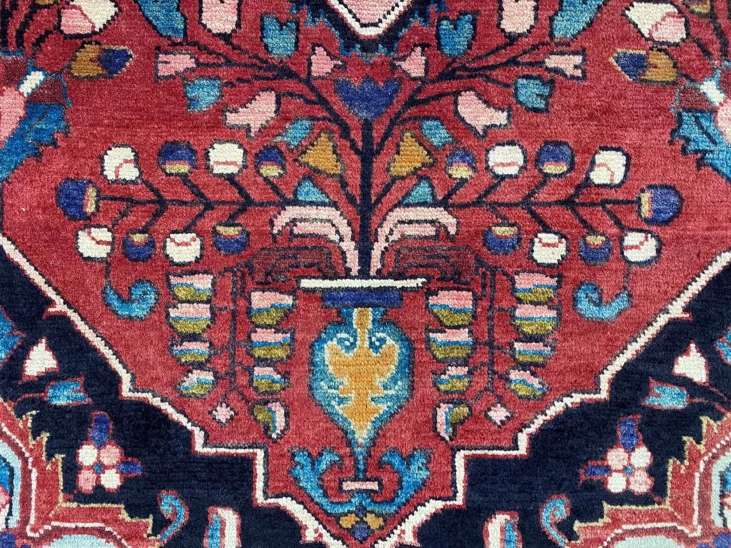 Perserteppich Hamadan 153 x 103 cm Wolle handgeknüpft