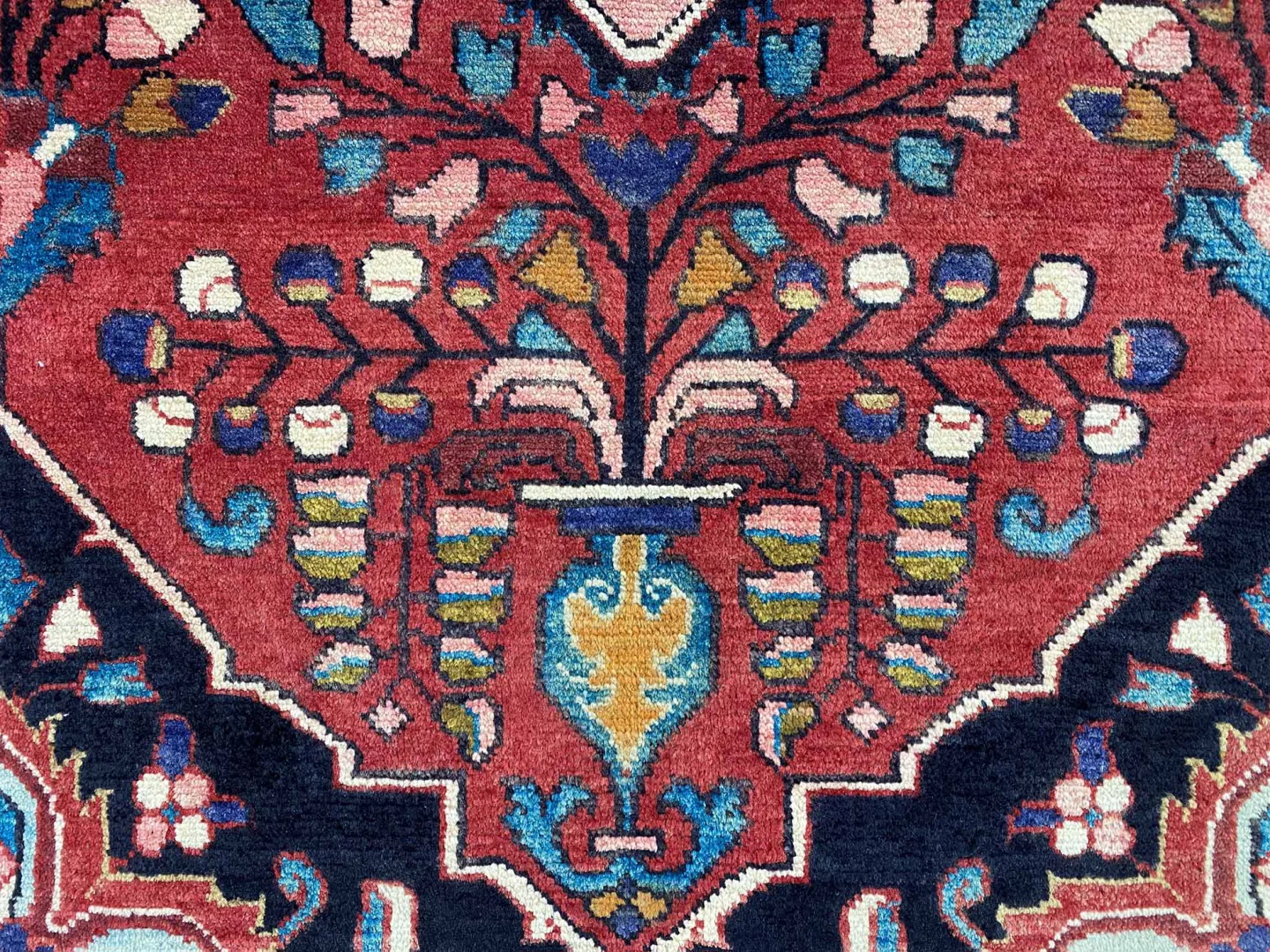 Perserteppich Hamadan 153 x 103 cm Wolle handgeknüpft