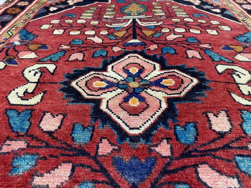 Perserteppich Hamadan 153 x 103 cm Wolle handgeknüpft