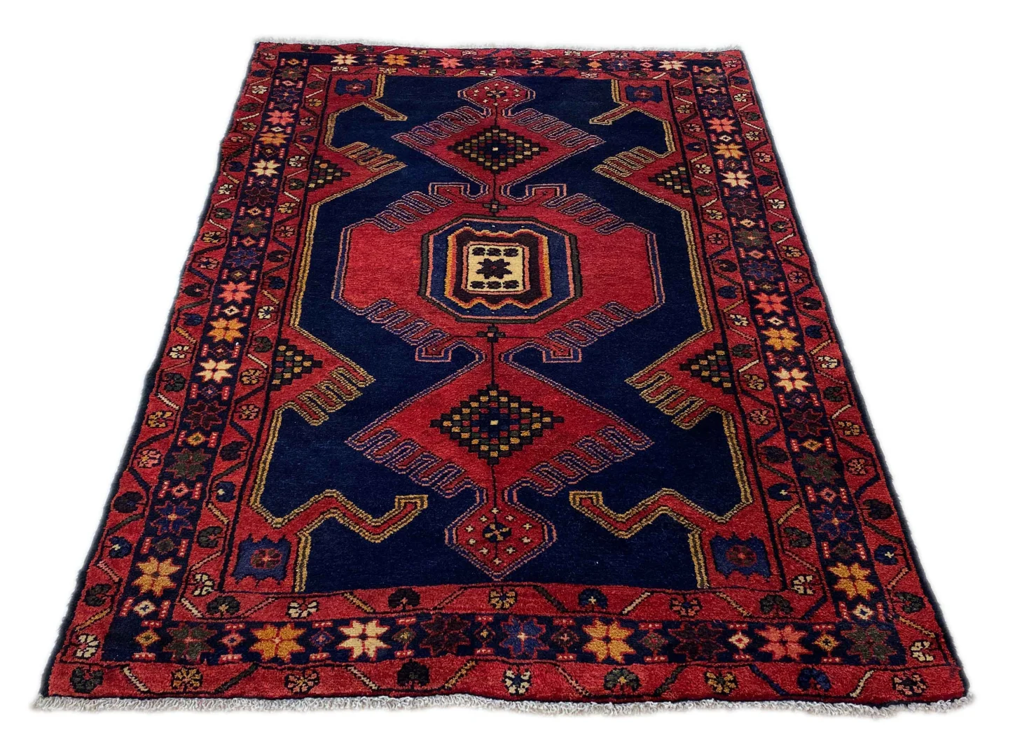 Perserteppich Hamadan 153 x 110 cm Wolle handgeknüpft