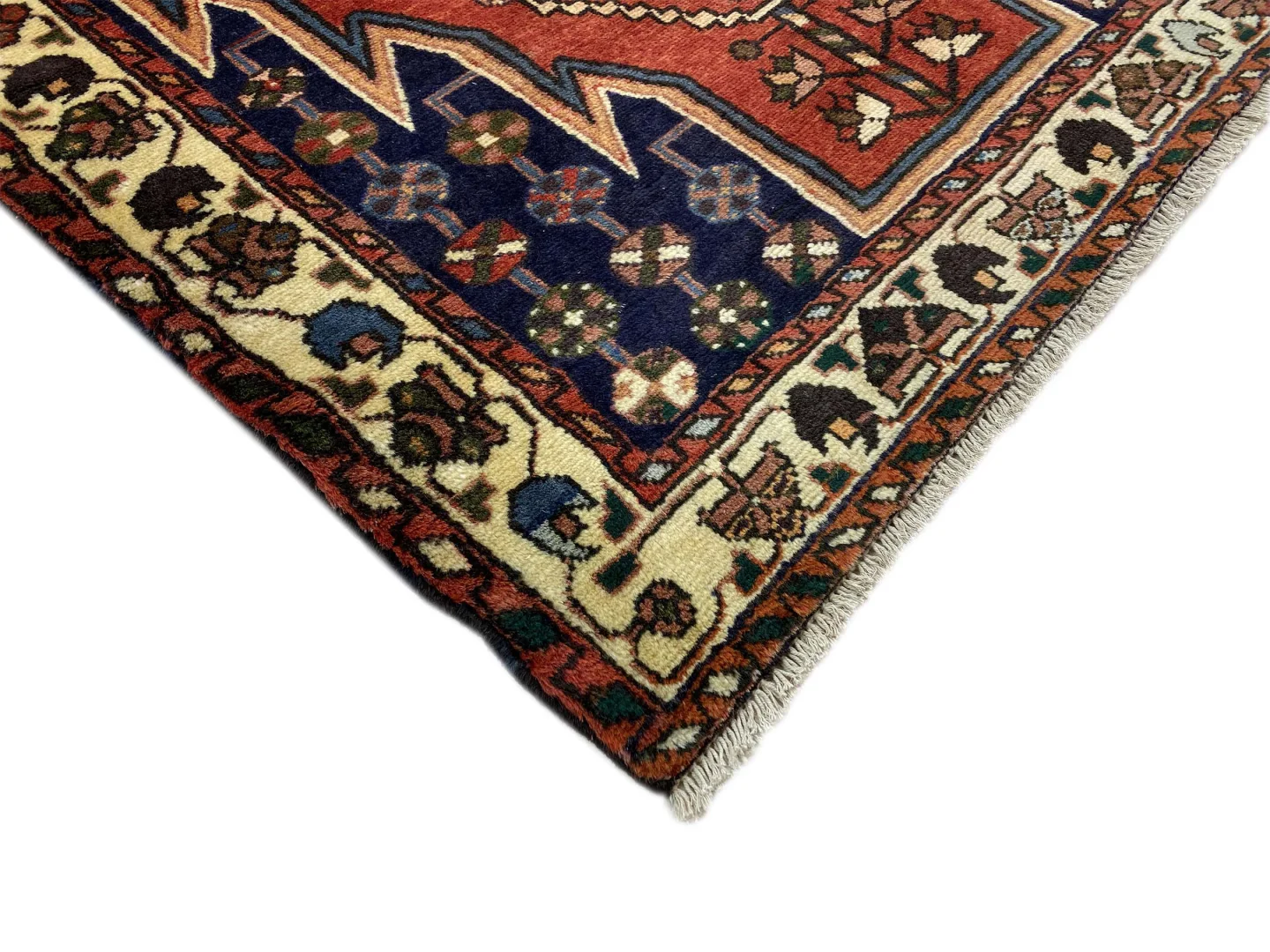 Perserteppich Hamadan 154 x 113 cm Wolle handgeknüpft