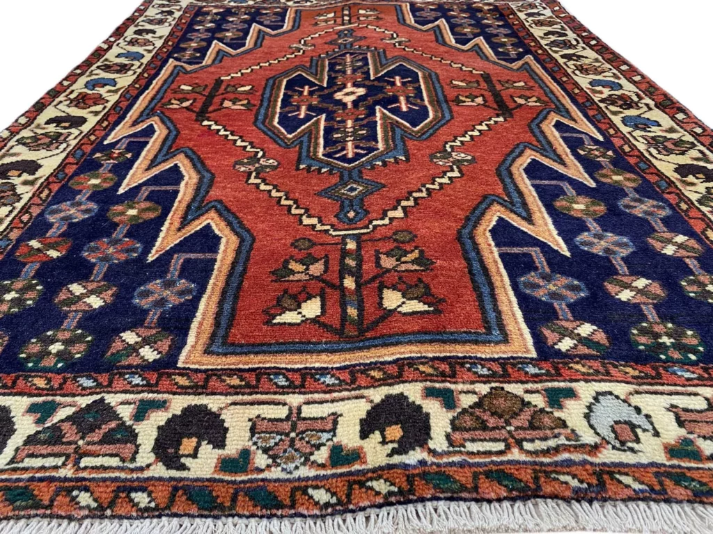 Perserteppich Hamadan 154 x 113 cm Wolle handgeknüpft