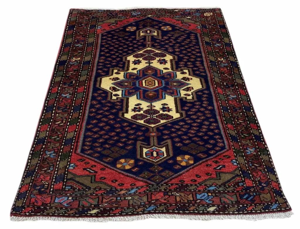 Perserteppich Hamadan 155 x 105 cm Wolle handgeknüpft