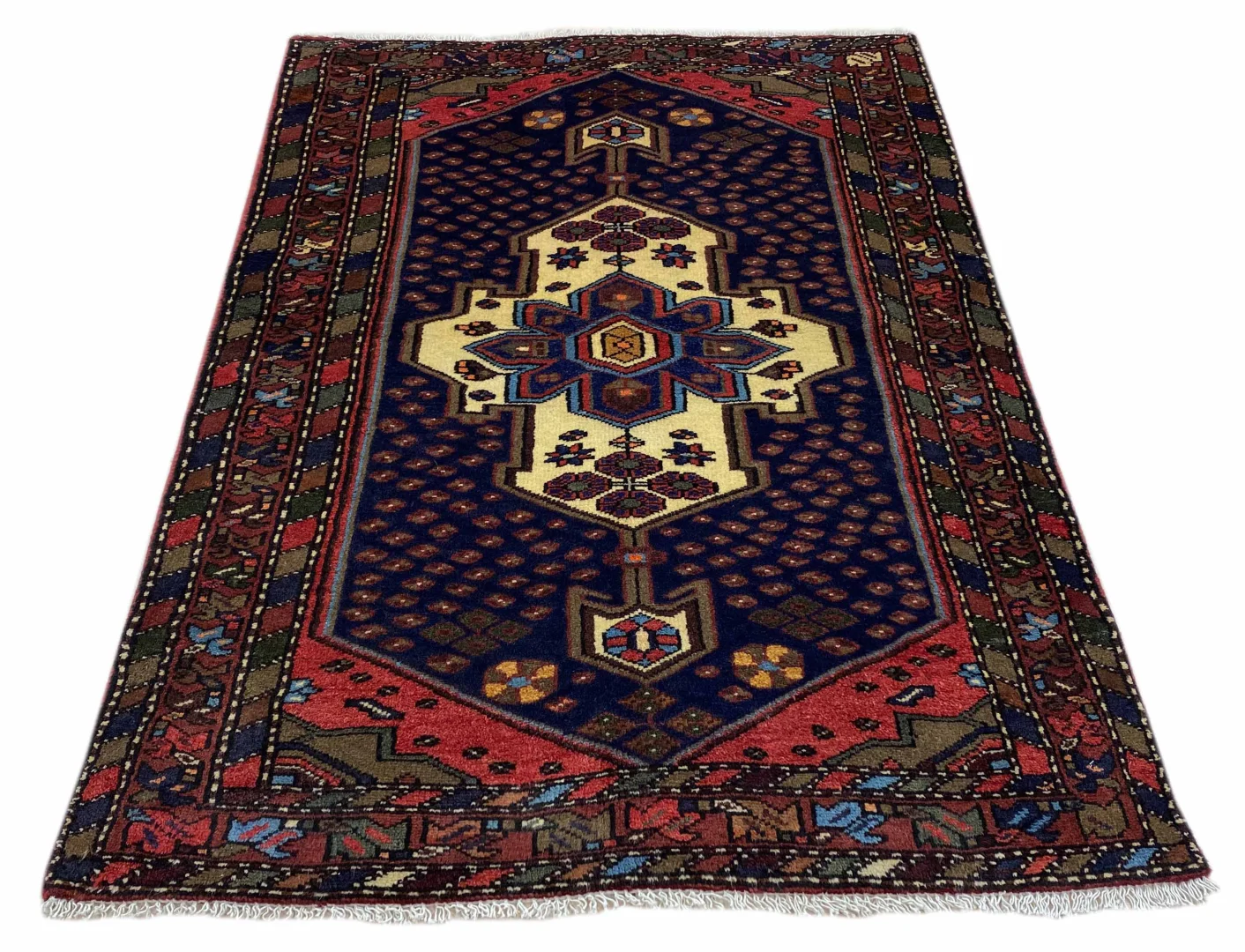 Perserteppich Hamadan 155 x 105 cm Wolle handgeknüpft