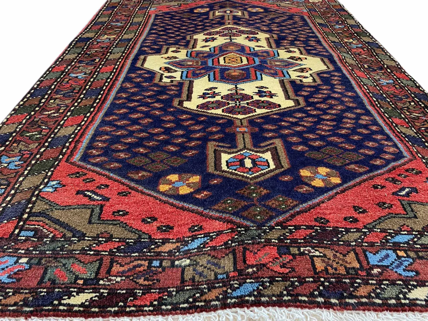 Perserteppich Hamadan 155 x 105 cm Wolle handgeknüpft