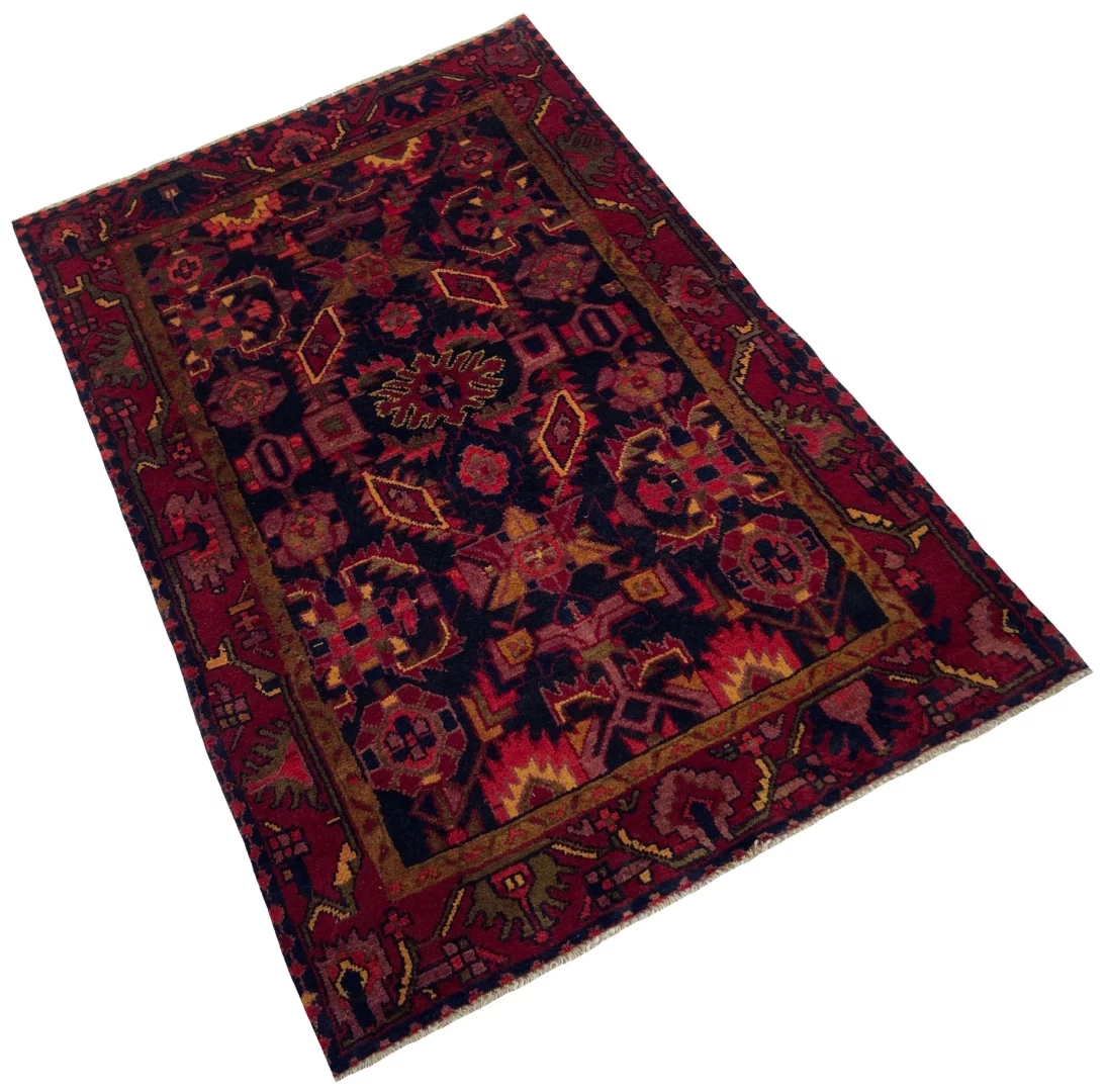 Perserteppich Hamadan 156 x 105 cm Wolle handgeknüpft