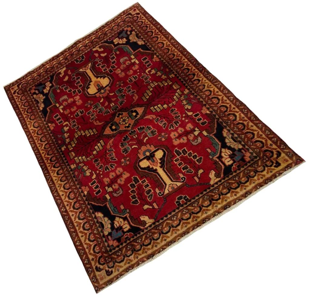 Perserteppich Hamadan 156 x 113 cm Wolle handgeknüpft