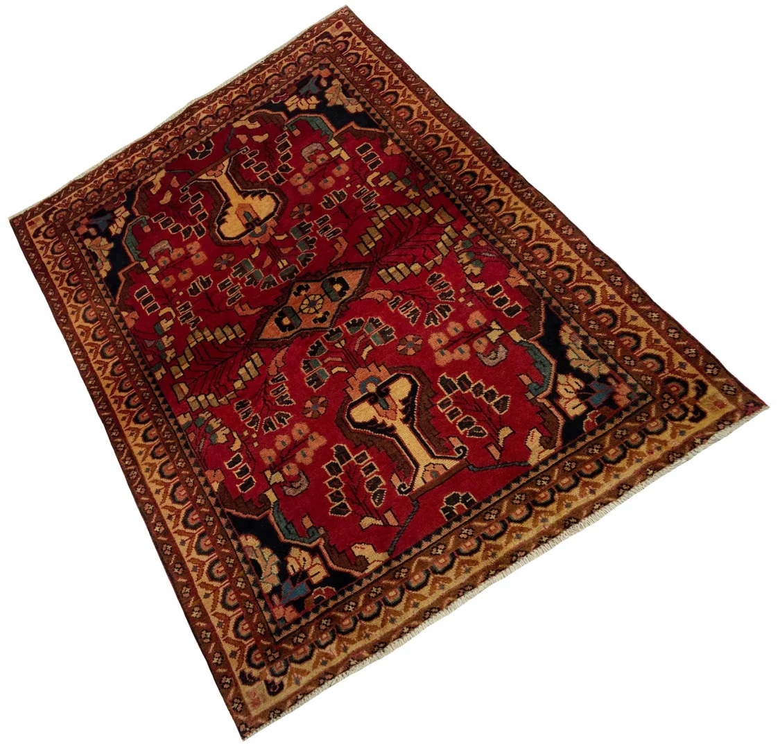 Perserteppich Hamadan 156 x 113 cm Wolle handgeknüpft
