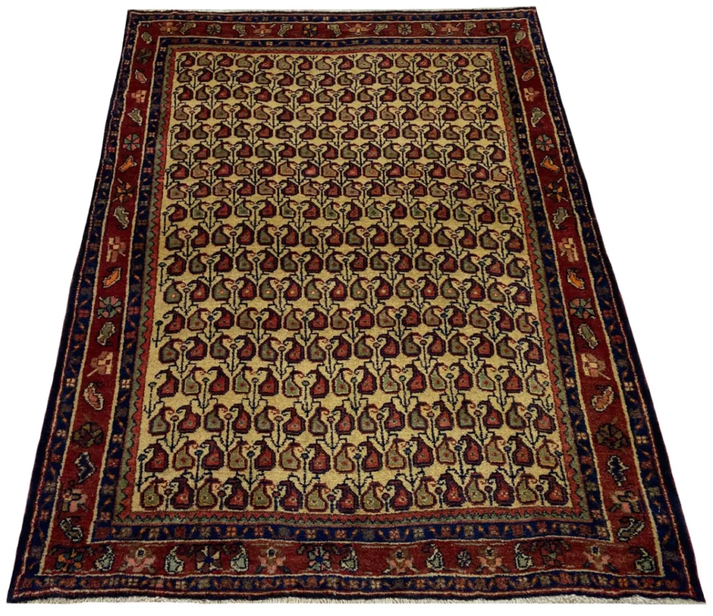 hamadan-teppich-156-x-110-cm-100000-knoten-handgeknupft-fur-teppiche-1 Perserteppich Hamadan 156 x 110 cm Wolle handgeknüpft