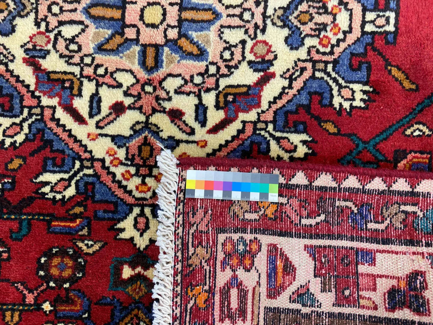 hamadan-orientteppich-157x110-cm-handgeknupft-fur-teppiche-8 Perserteppich Hamadan 157 x 110 cm Wolle handgeknüpft