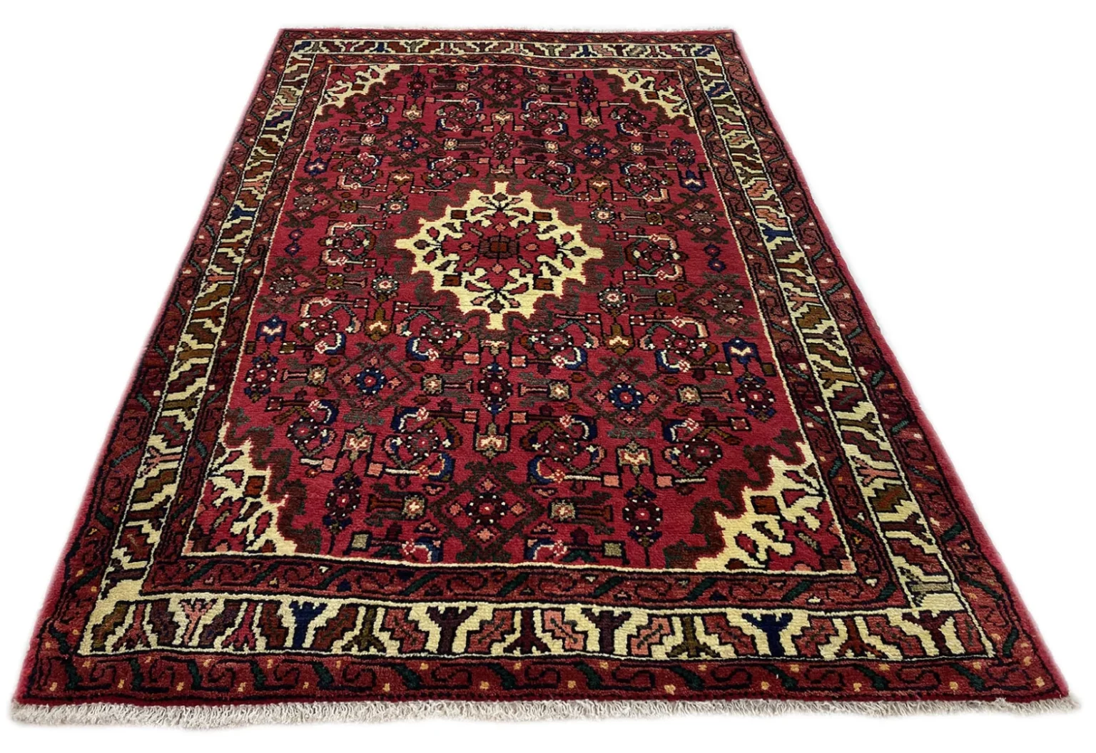 Perserteppich Hamadan 157 x 114 cm Wolle handgeknüpft