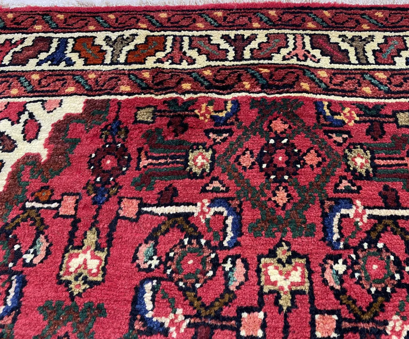 Perserteppich Hamadan 157 x 114 cm Wolle handgeknüpft