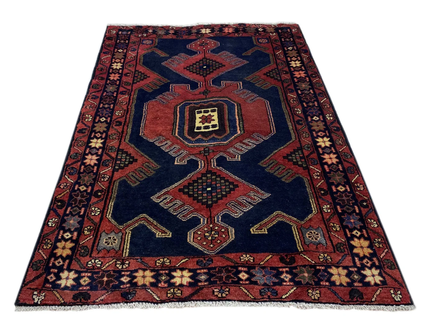 Perserteppich Hamadan 157x115 cm Wolle handgeknüpft